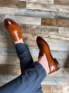 Model Mocassin Oxford Tobacco