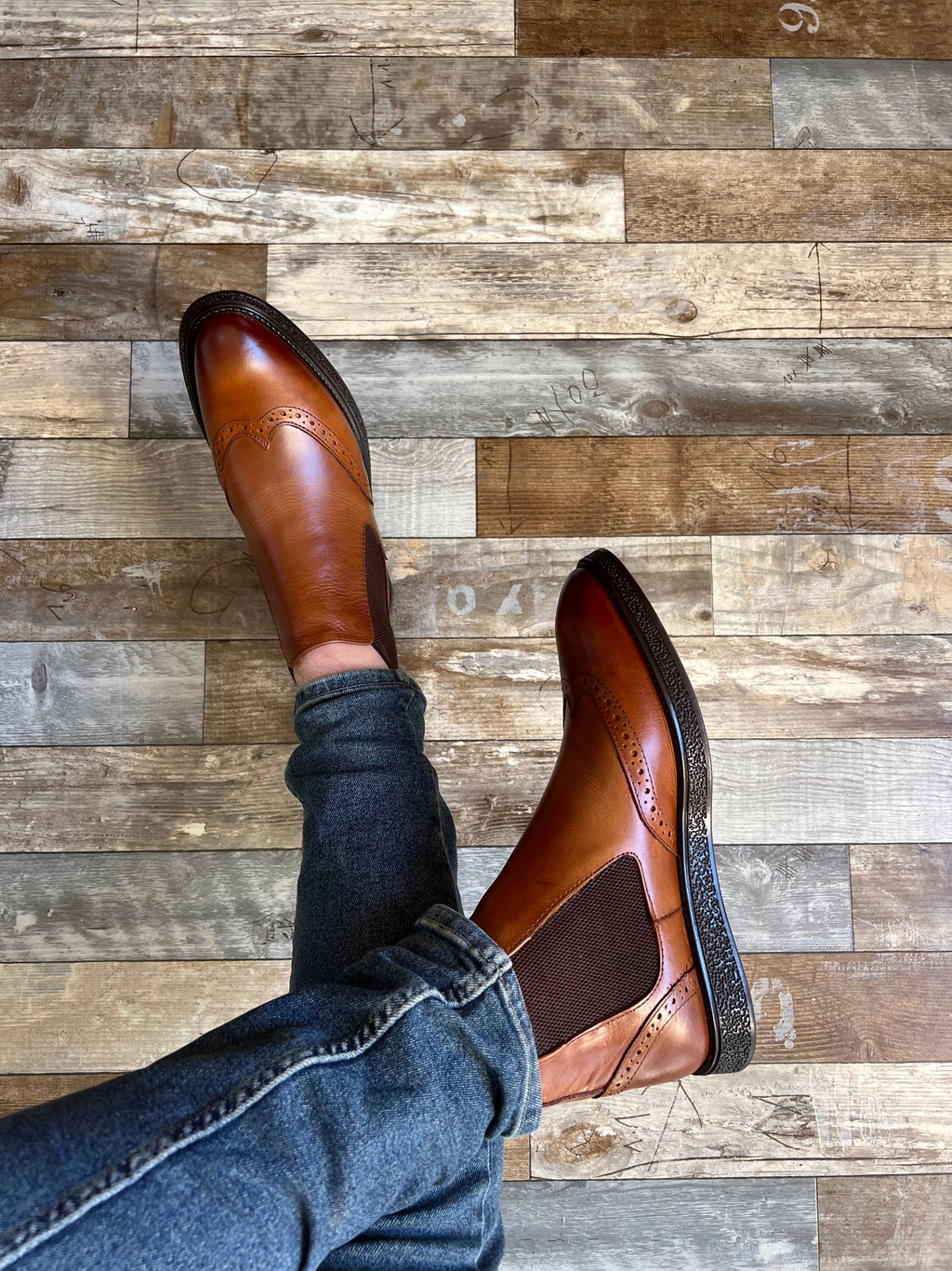 Bottes Chelsea tabaco