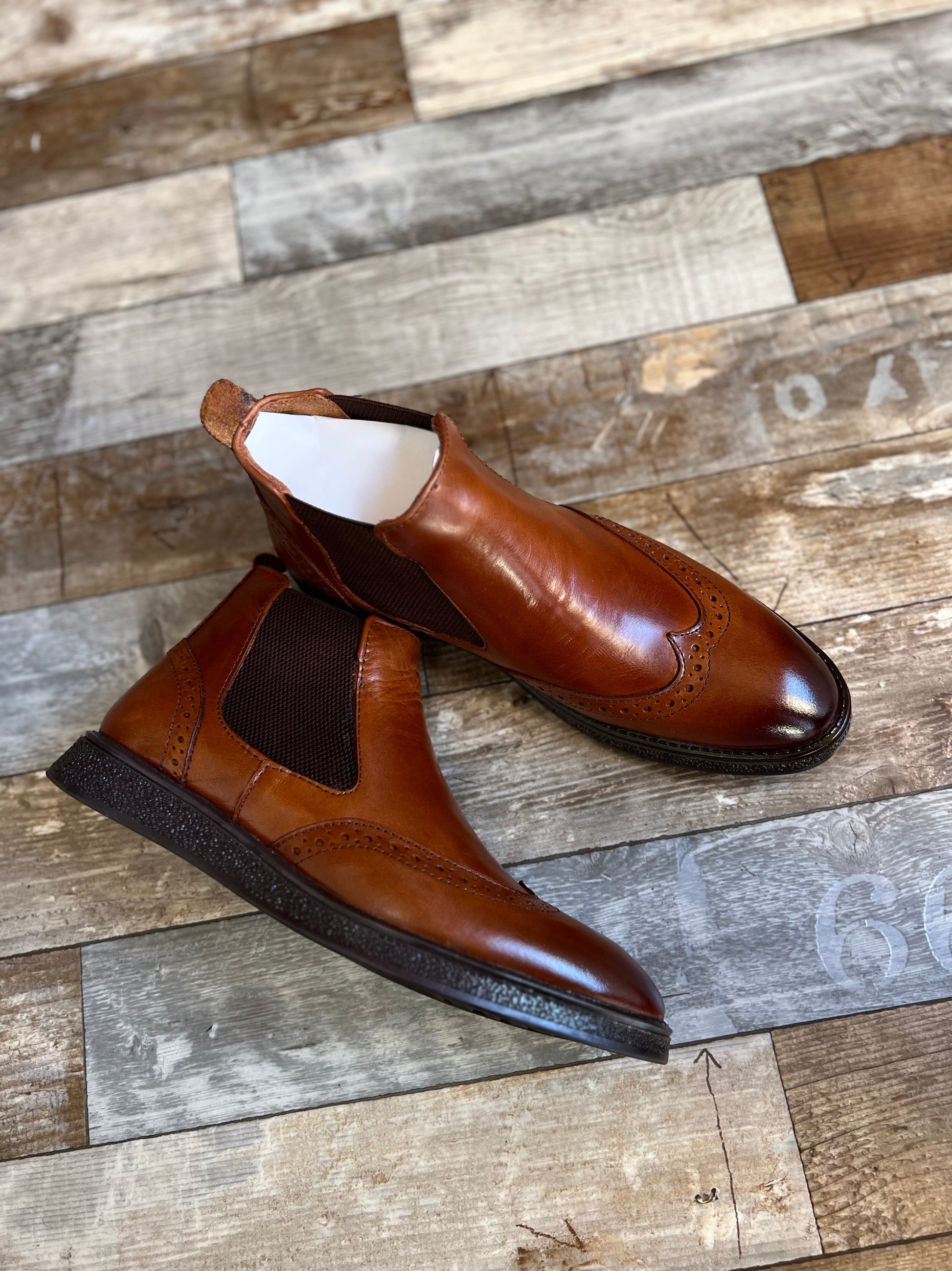 Bottes Chelsea tabaco